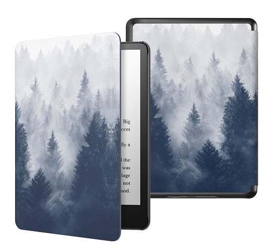 libro Forro kindle paperwhite 2022 bosque gris de 6.8 pulgadas venezuela